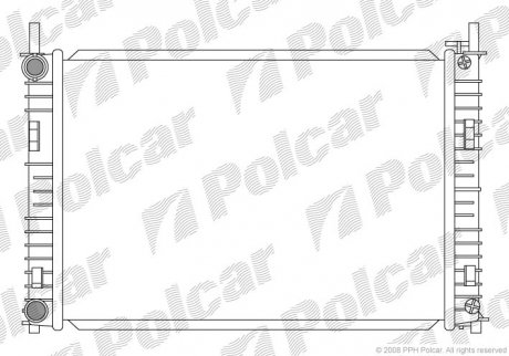 Радіатори охолодження Polcar 321208-1 (фото 1)