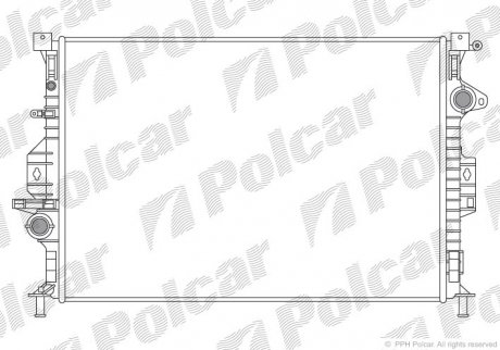 Радіатори охолодження Polcar 321908-4 (фото 1)