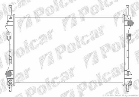 Радиаторы охлаждения Polcar 324708A1 (фото 1)