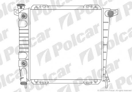 Радіатори охолодження Polcar 326908-1 (фото 1)