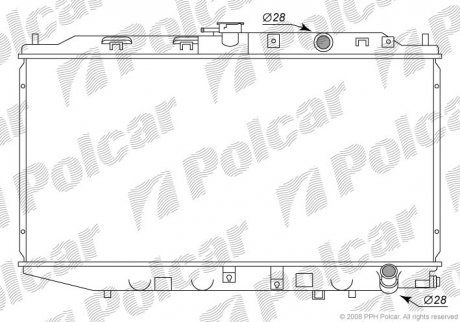 Радіатори охолодження Polcar 380508-3 (фото 1)