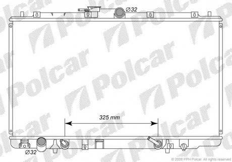 Радіатори охолодження Polcar 381808-7 (фото 1)