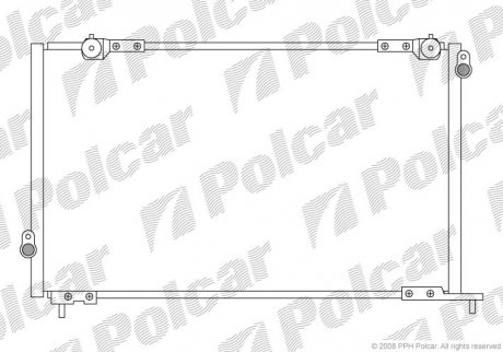 Радиаторы кондиционера Polcar 3818K8C3 (фото 1)