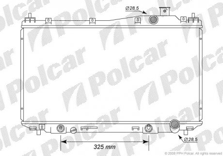 Радиаторы охлаждения Polcar 382508-2