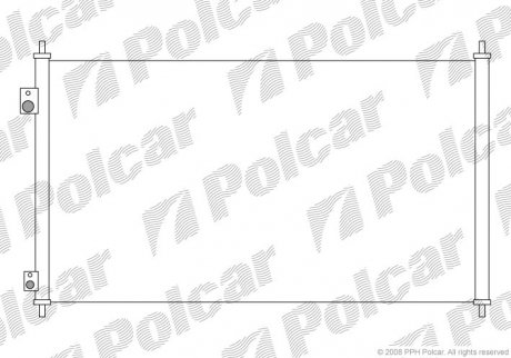 Радиаторы кондиционера Polcar 3825K8C3