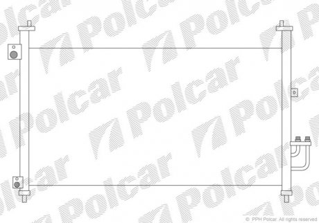 Радиаторы кондиционера Polcar 3828K8C3 (фото 1)