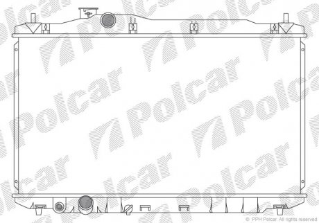 Радиаторы охлаждения Polcar 3829084K (фото 1)