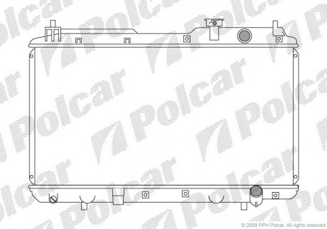 Радіатори охолодження Polcar 387508-2 (фото 1)