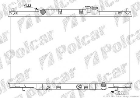 Радіатори охолодження Polcar 387608-1