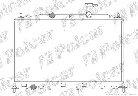 Радіатори охолодження Polcar 400908-1 (фото 1)
