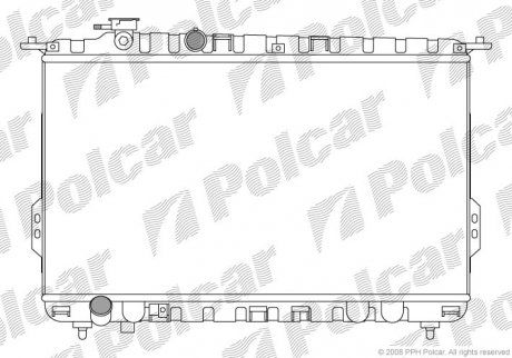 Радіатори охолодження Polcar 402408-1 (фото 1)