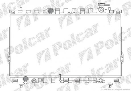 Радіатори охолодження Polcar 405008-2