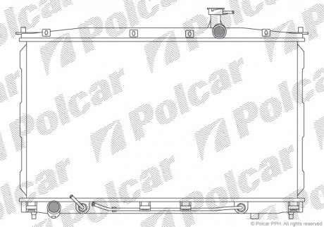 Радіатори охолодження Polcar 405108-1 (фото 1)