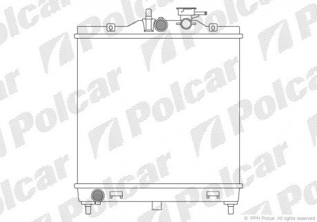 Радіатори охолодження Polcar 410608-1 (фото 1)