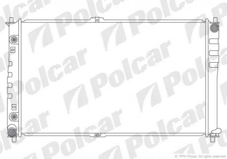 Радіатори охолодження Polcar 4140084X
