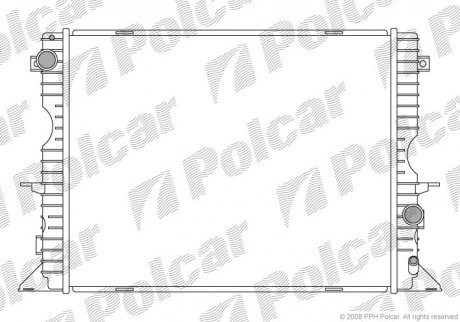Радіатори охолодження Polcar 430708-1 (фото 1)