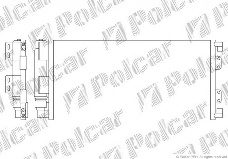 Радиаторы кондиционера Polcar 4310K8C2