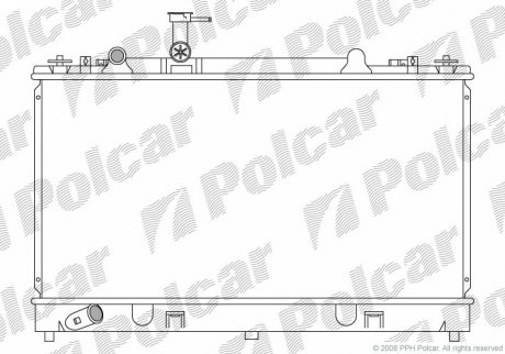 Радіатори охолодження Polcar 451908-3 (фото 1)