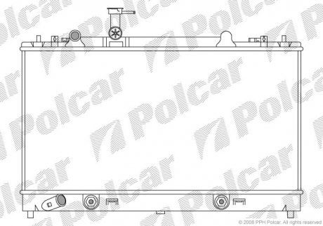 Радіатори охолодження Polcar 451908-4 (фото 1)