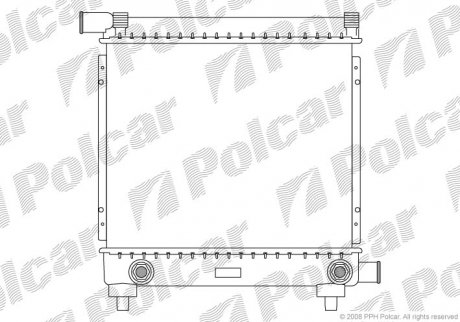 Радіатори охолодження Polcar 500108-2 (фото 1)