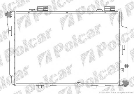 Радіатори охолодження Polcar 5002083X (фото 1)