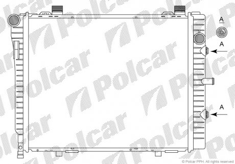Радіатори охолодження Polcar 500208-6 (фото 1)