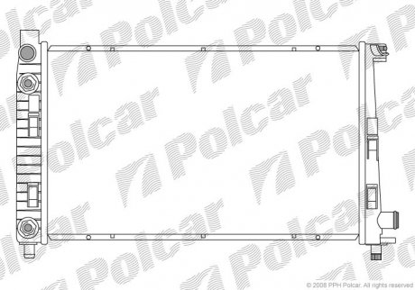 Радіатори охолодження Polcar 500508-3 (фото 1)
