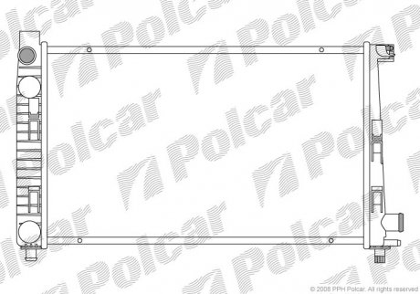 Радіатори охолодження Polcar 500508-5 (фото 1)