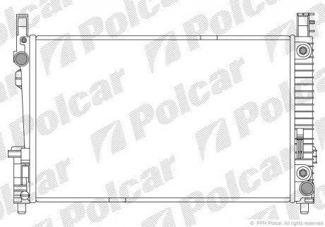 Радіатори охолодження Polcar 500608-1 (фото 1)