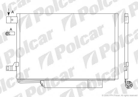 Радиаторы кондиционера Polcar 5006K8C1