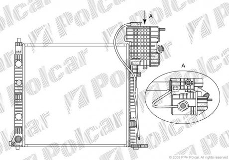 Радіатори охолодження Polcar 5012086X (фото 1)