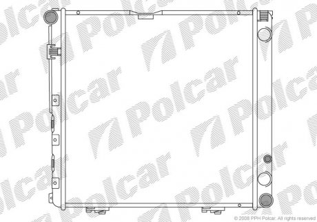 Радіатори охолодження Polcar 50140802 (фото 1)