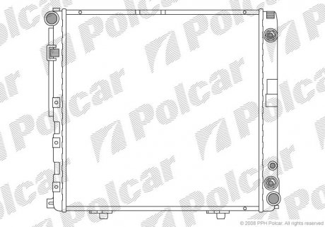 Радіатори охолодження Polcar 501408-0 (фото 1)