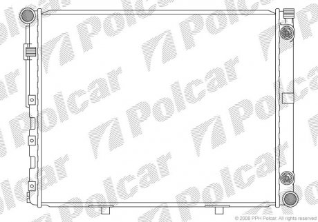 Радиаторы охлаждения Polcar 501408-9