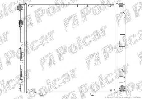 Радиаторы охлаждения Polcar 501408 (фото 1)