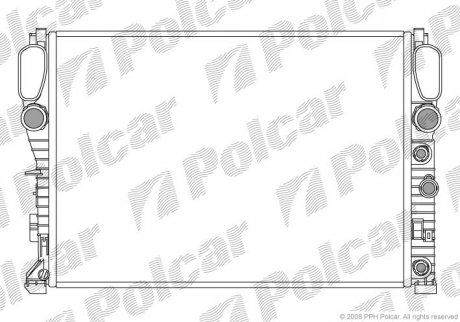 Радиаторы охлаждения Polcar 501608-2