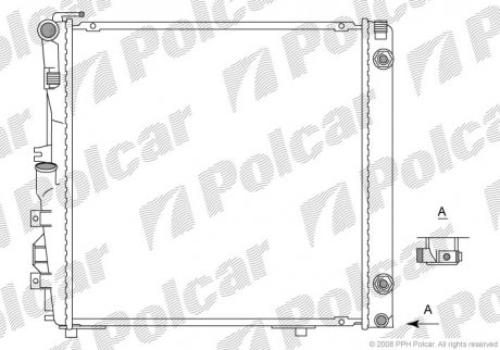 Радиаторы охлаждения Polcar 502608-1 (фото 1)