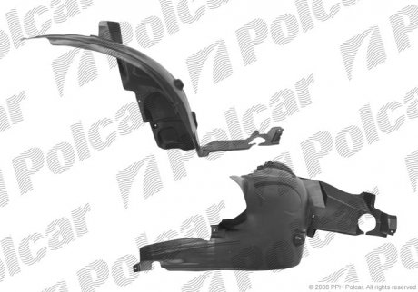 Подкрылок Polcar 5035FP-2 (фото 1)