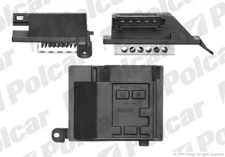 Регулятор вентилятора кабины Polcar 5040KST1X