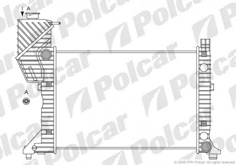 Радиаторы охлаждения Polcar 506208A1