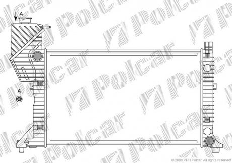 Радіатори охолодження Polcar 506208A2 (фото 1)