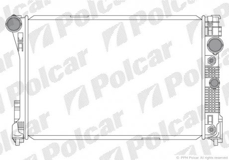 Радіатори охолодження Polcar 507008-3