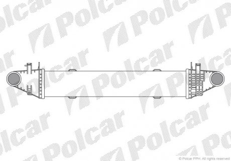 Радиаторы воздуха (Интеркулеры) Polcar 5070J82X