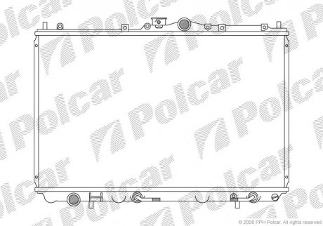 Радіатори охолодження Polcar 521008-2 (фото 1)