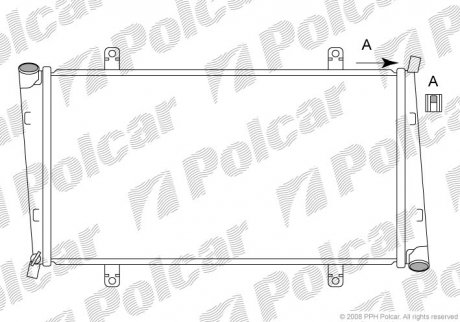 Радіатори охолодження Polcar 521008-4 (фото 1)