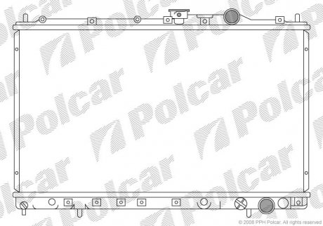 Радиаторы охлаждения Polcar 522008-1 (фото 1)