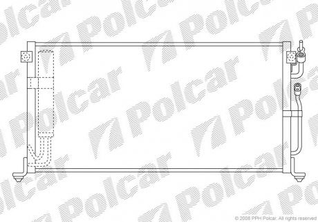 Радиаторы кондиционера Polcar 5233K8C1