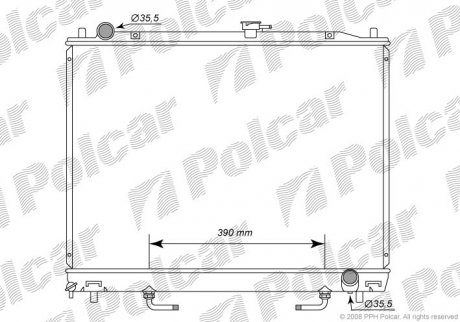 Радіатори охолодження Polcar 5274082K (фото 1)