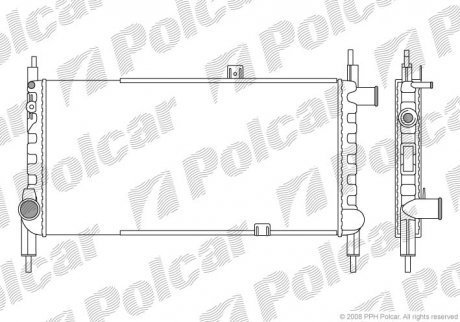 Радіатори охолодження Polcar 550508-1 (фото 1)
