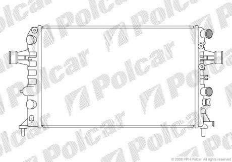 Радиаторы охлаждения Polcar 550808-0